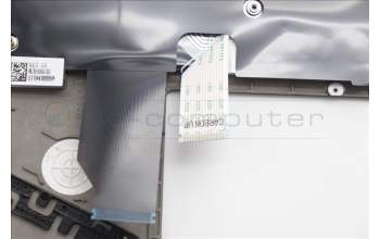 Lenovo 5M11N89438 C-Cover with keyboard, Italian, Black, Backlight, UK