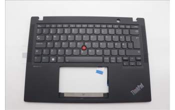 Lenovo 5M11N89453 C-Cover with keyboard, Norwegian, Black, Backlight, UK