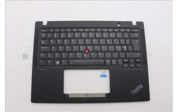 Lenovo 5M11N89456 C-Cover with keyboard,Nordic,Black,Backlight