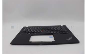 Lenovo 5M11N89468 C-Cover with keyboard, Spanish, Black, Backlight, UK