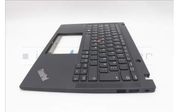 Lenovo 5M11N89471 C-Cover with keyboard, Swedish/Finnish, Black, Backlight, UK