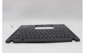 Lenovo 5M11N89499 C-Cover with keyboard, Arabic, Black, Backlight, WWAN, US