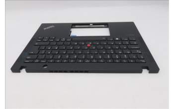 Lenovo 5M11N89517 C-Cover with keyboard, Danish, Black, Backlight, WWAN, UK