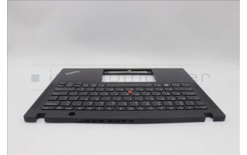 Lenovo 5M11N89521 C-Cover with keyboard, USA English, Black, Backlight, WWAN, US