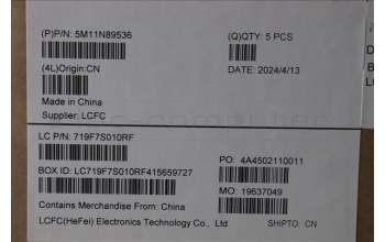 Lenovo 5M11N89536 MECH_ASM BL KB BK MG WW GER LTN