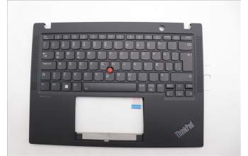 Lenovo 5M11N89548 C-Cover with keyboard, Icelandic, Black, Backlight, WWAN, UK