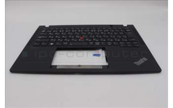 Lenovo 5M11N89554 C-Cover with keyboard, Japanese, Black, Backlight, WWAN, JP