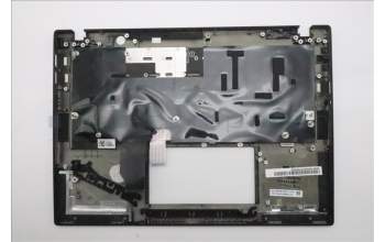 Lenovo 5M11N89586 C-Cover with keyboard, Switzerland, Black, Backlight, WWAN, UK