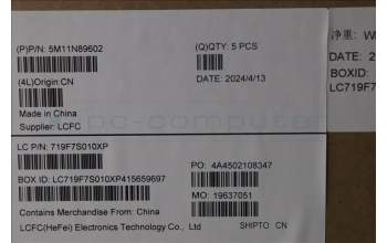 Lenovo 5M11N89602 C-Cover with keyboard, UK English, Black, Backlight, WWAN, UK