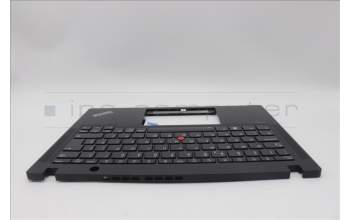 Lenovo 5M11N89602 C-Cover with keyboard, UK English, Black, Backlight, WWAN, UK