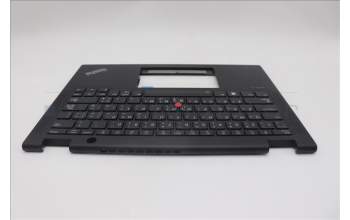 Lenovo 5M11N89833 C-Cover with keyboard, Arabic, Black, Backlight, US