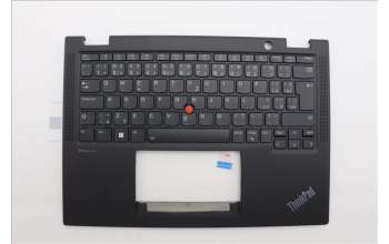 Lenovo 5M11N89848 C-Cover with keyboard, Czech Slovakian, Black, Backlight, UK