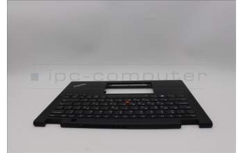 Lenovo 5M11N89872 C-Cover with keyboard, Greek, Black, Backlight, US