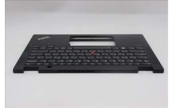 Lenovo 5M11N93129 C-Cover with keyboard, Ukraine, Black, Backlight, US