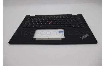 Lenovo 5M11N93152 C-Cover with keyboard, Danish, Black, Backlight, WWAN, UK