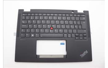 Lenovo 5M11N93201 C-Cover with keyboard,Norwegian,Black,Backlight,WWAN