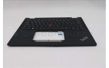 Lenovo 5M11N93220 C-Cover with keyboard, Swedish/Finnish, Black, Backlight, WWAN, UK