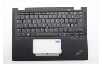 Lenovo 5M11N93223 C-Cover with keyboard, Switzerland, Black, Backlight, WWAN, UK