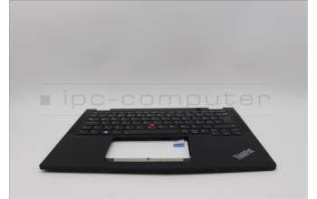 Lenovo 5M11N93231 C-Cover with keyboard, Turkish, Black, Backlight, WWAN, UK