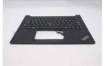 Lenovo 5M11N93252 C-Cover with keyboard, Arabic, Black, US