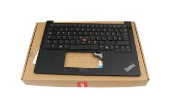 5M11N93274 Original Lenovo Tastatur inkl. Topcase DE (deutsch) schwarz/schwarz mit Mouse-Stick