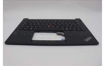 Lenovo 5M11N93290 C-Cover with keyboard, Italian, Black, UK
