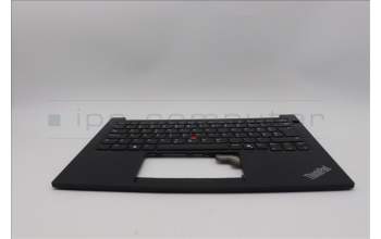 Lenovo 5M11N93310 C-Cover with keyboard, Slovenian, Black, UK