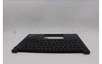 Lenovo 5M11N93310 C-Cover with keyboard, Slovenian, Black, UK