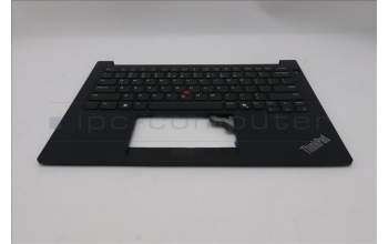 Lenovo 5M11N93332 C-Cover with keyboard, US English Euro, Black, US