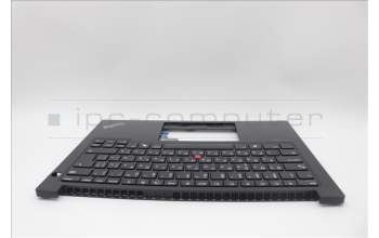 Lenovo 5M11N94115 C-Cover with keyboard, Bulgarian, Black, UK