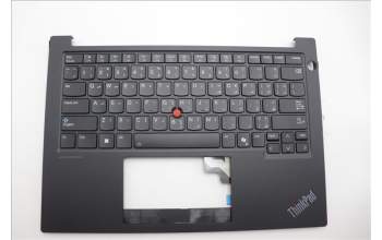 Lenovo 5M11N94161 C-Cover with keyboard, Arabic, Black, Backlight, US