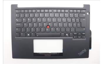 Lenovo 5M11N94189 C-Cover with keyboard, Hungarian, Black, Backlight, UK