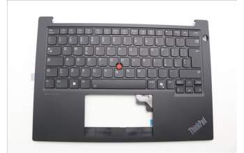 Lenovo 5M11N94197 C-Cover with keyboard, Italian, Black, Backlight, UK