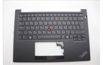 Lenovo 5M11N94251 C-Cover with keyboard, Bulgarian, Black, Backlight, UK