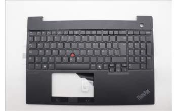 Lenovo 5M11N96529 C-Cover with keyboard, Belgian, Black, UK