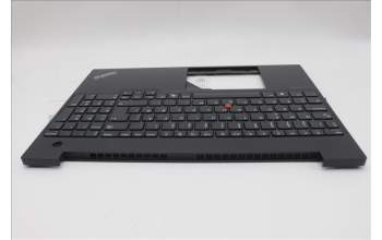 Lenovo 5M11N96532 C-Cover with keyboard, Danish, Black, UK
