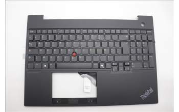 Lenovo 5M11N96538 C-Cover with keyboard, French, Black, US