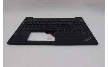 Lenovo 5M11N96540 C-Cover with keyboard, German, Black, UK