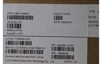 Lenovo 5M11N96541 C-Cover with keyboard, German, Black, UK