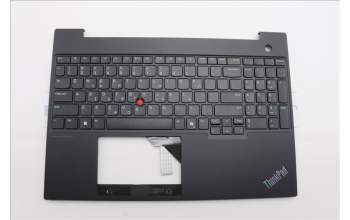 Lenovo 5M11N96543 C-Cover with keyboard, Greek, Black, US
