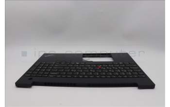Lenovo 5M11N96543 C-Cover with keyboard, Greek, Black, US
