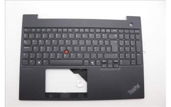 Lenovo 5M11N96547 C-Cover with keyboard, Hungarian, Black, UK