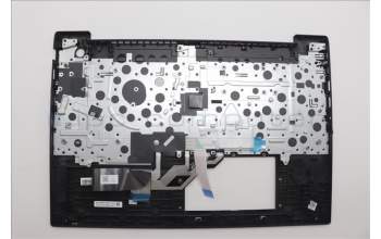 Lenovo 5M11N96553 C-Cover with keyboard, Italian, Black, UK