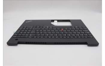 Lenovo 5M11N96568 C-Cover with keyboard, Slovenian, Black, UK
