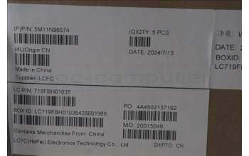 Lenovo 5M11N96574 MECH_ASM FRU KBD CCV NORDIC (LTN) UK BK
