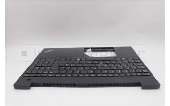 Lenovo 5M11N96574 C-Cover with keyboard, Nordic, Black, UK