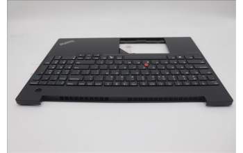 Lenovo 5M11N96586 C-Cover with keyboard, US English Euro, Black, US
