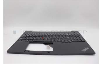 Lenovo 5M11N96627 C-Cover with keyboard, Arabic, Black, Backlight, US