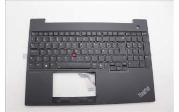 Lenovo 5M11N99118 C-Cover with keyboard, Danish, Black, Backlight, UK
