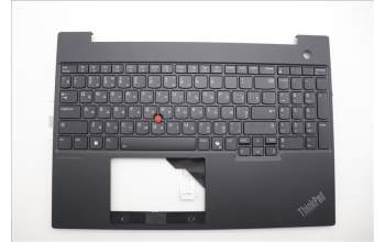 Lenovo 5M11N99177 C-Cover with keyboard, Russian, Black, Backlight, US